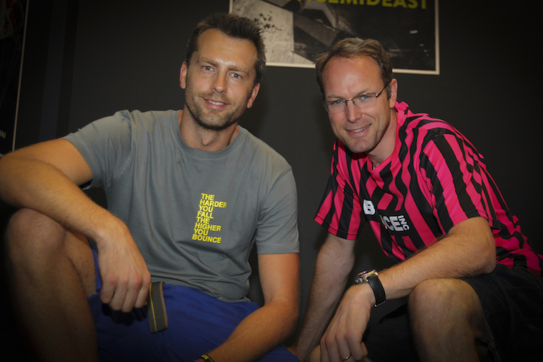 L: Doran Davies, cofounder and R: Ross Milton, managing director of Bounce