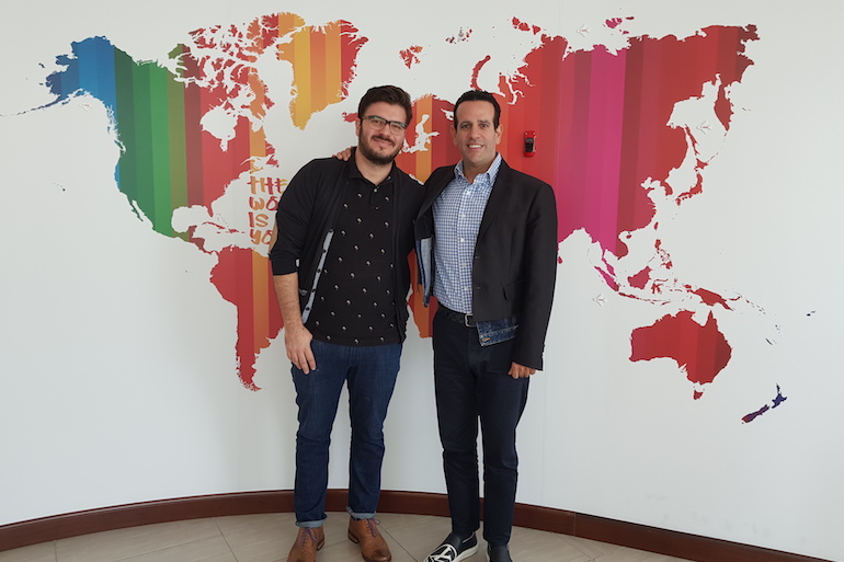 Mazen Jawad (right) and Bruno Bomediano Horizon FCB