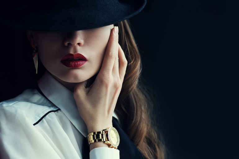 Luxury fashion woman