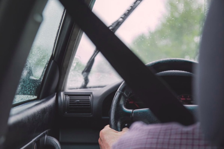 Driving automotive car steering