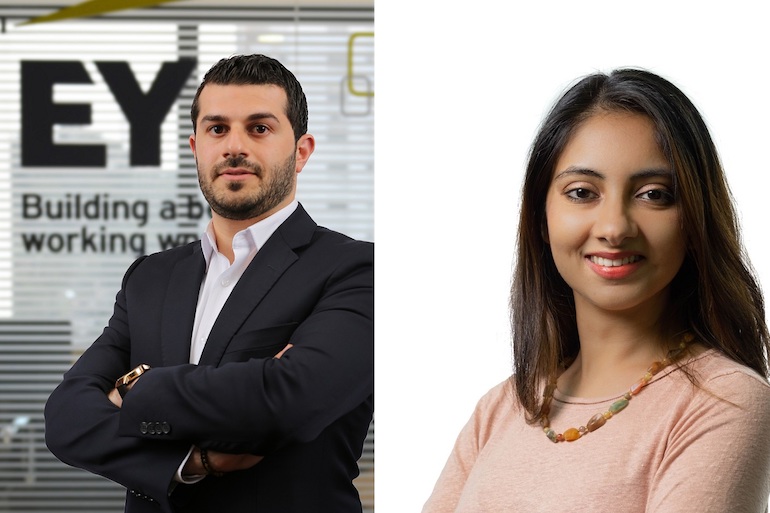 Samer Hamzi & Hanisha Lalwani - the new president and president-elect for the IABC GCC chapter
